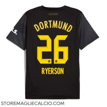 Borussia Dortmund Julian Ryerson #26 Maglia Gara Trasferta Repliche 2024-25 Maniche Corte
